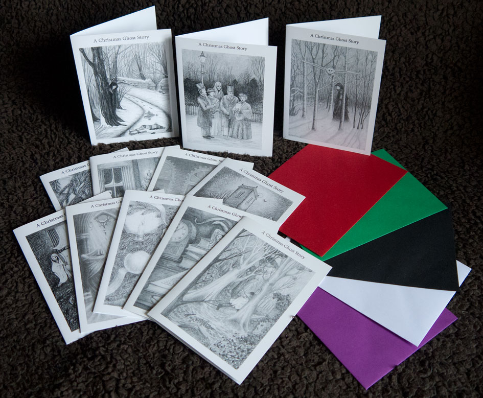 Christmas ghost story cards
